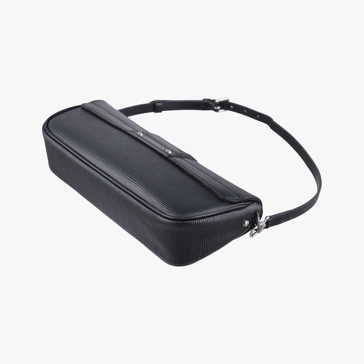 Pre-owned Louis Vuitton Pochette Montaigne Noir Epi M59292 shoulderbag | stylenewstar