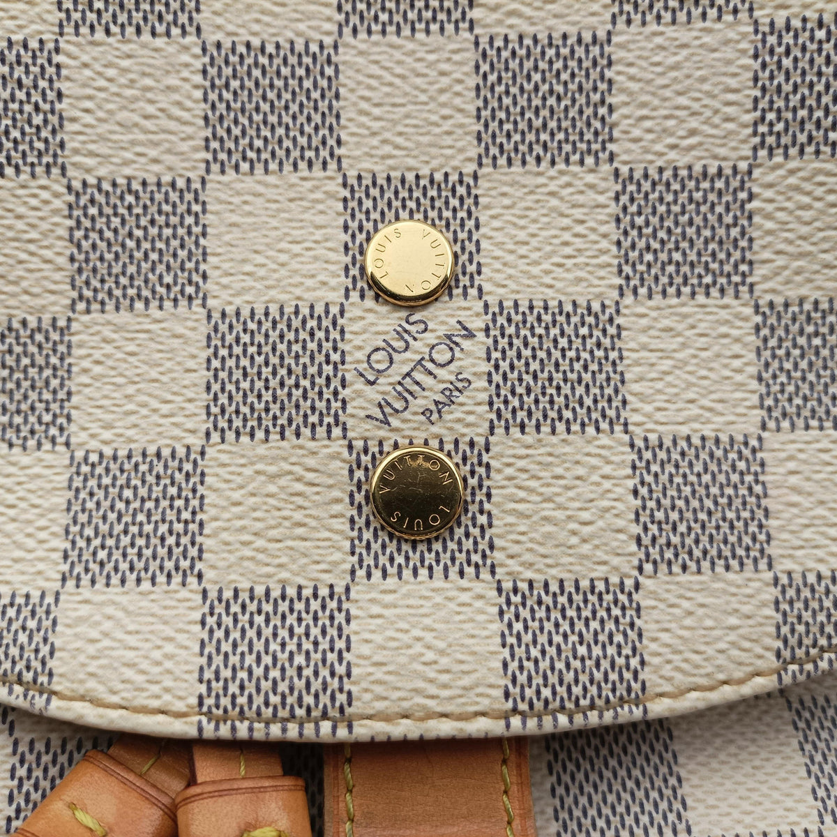 Pre-owned Louis Vuitton SPERONE　 Azur Damier Canvas N41578 backpack/rucksack | stylenewstar