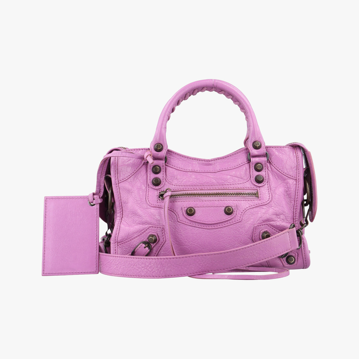 Vintage Balenciaga Classic City Mini Purple lambskin  shoulderbag | stylenewstar