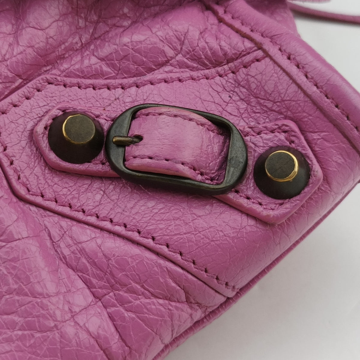 Vintage Balenciaga Classic City Mini Purple lambskin  shoulderbag | stylenewstar
