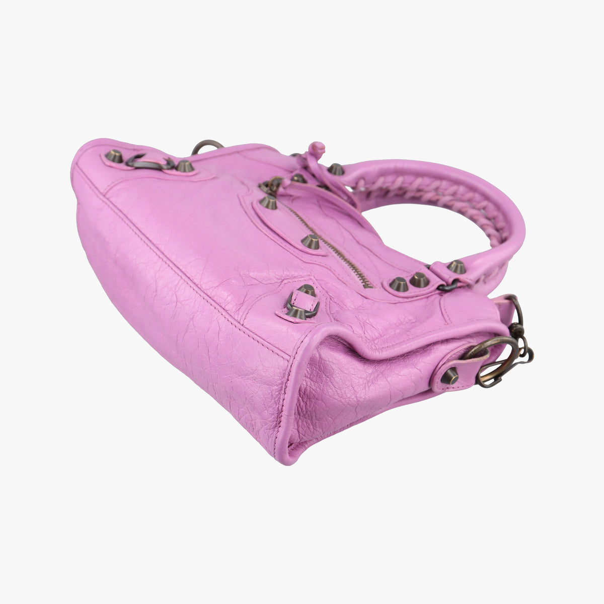 Vintage Balenciaga Classic City Mini Purple lambskin  shoulderbag | stylenewstar