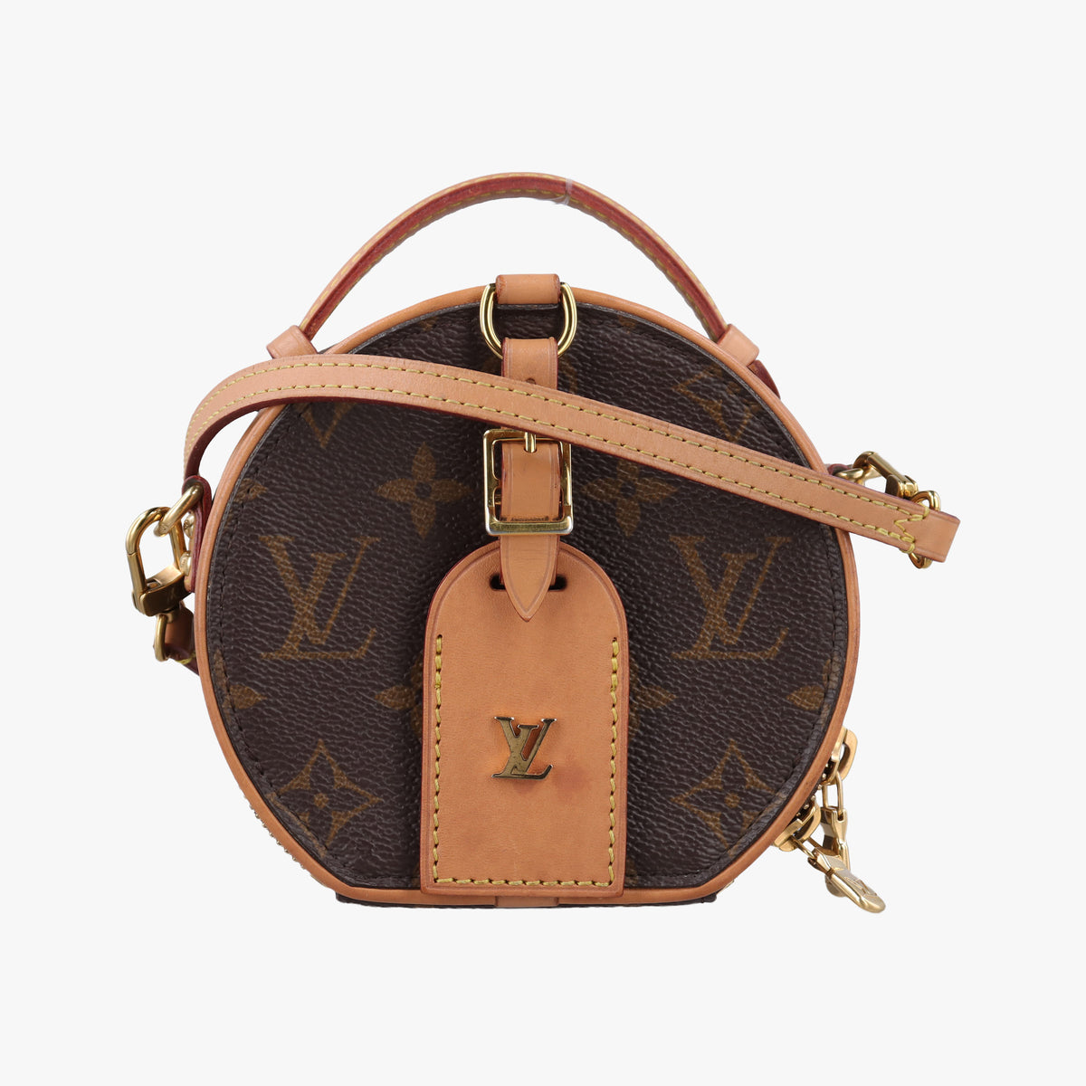 Vintage Louis Vuitton BOITE CHAPEAU Brown Monogram Canvas M44699 shoulderbag | stylenewstar