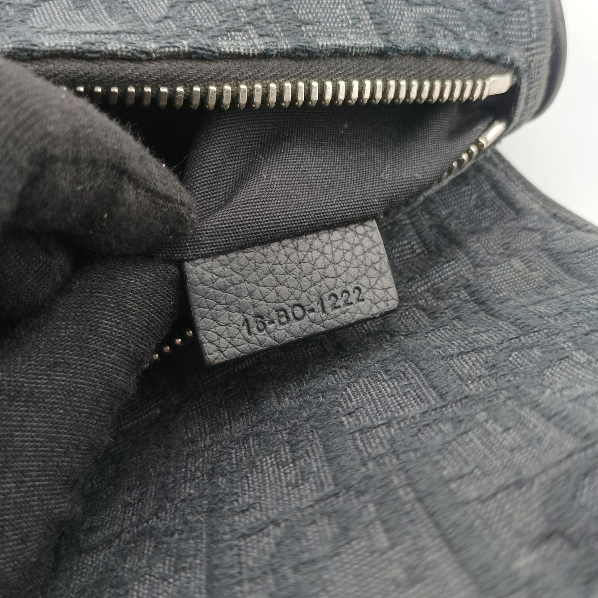 Pre-owned Christian Dior Saddle Black Jacquard×Leather  bum bag/waist bag | stylenewstar