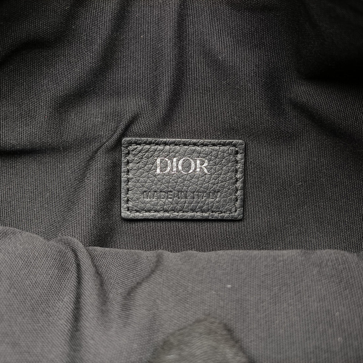 Pre-owned Christian Dior saddle Black leather  bum bag/waist bag | stylenewstar
