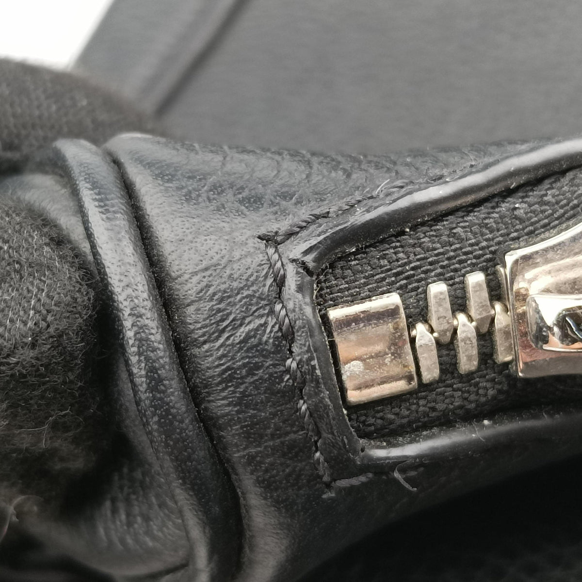 Pre-owned Christian Dior saddle Black leather  bum bag/waist bag | stylenewstar
