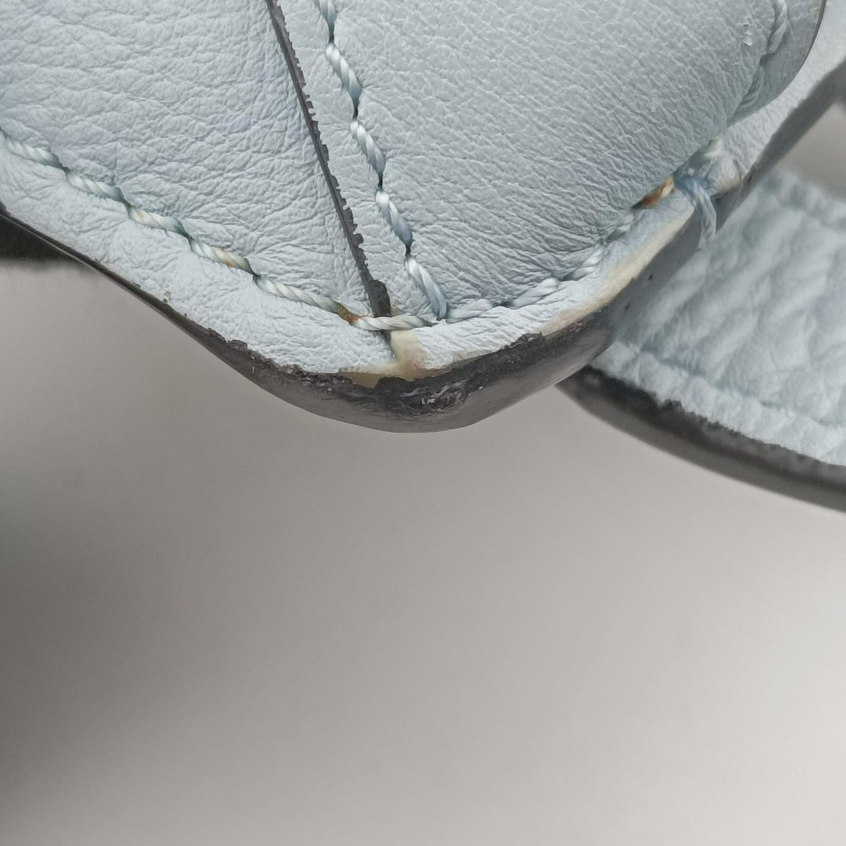 Pre-owned Loewe Hammock Blue Leather  shoulderbag | stylenewstar