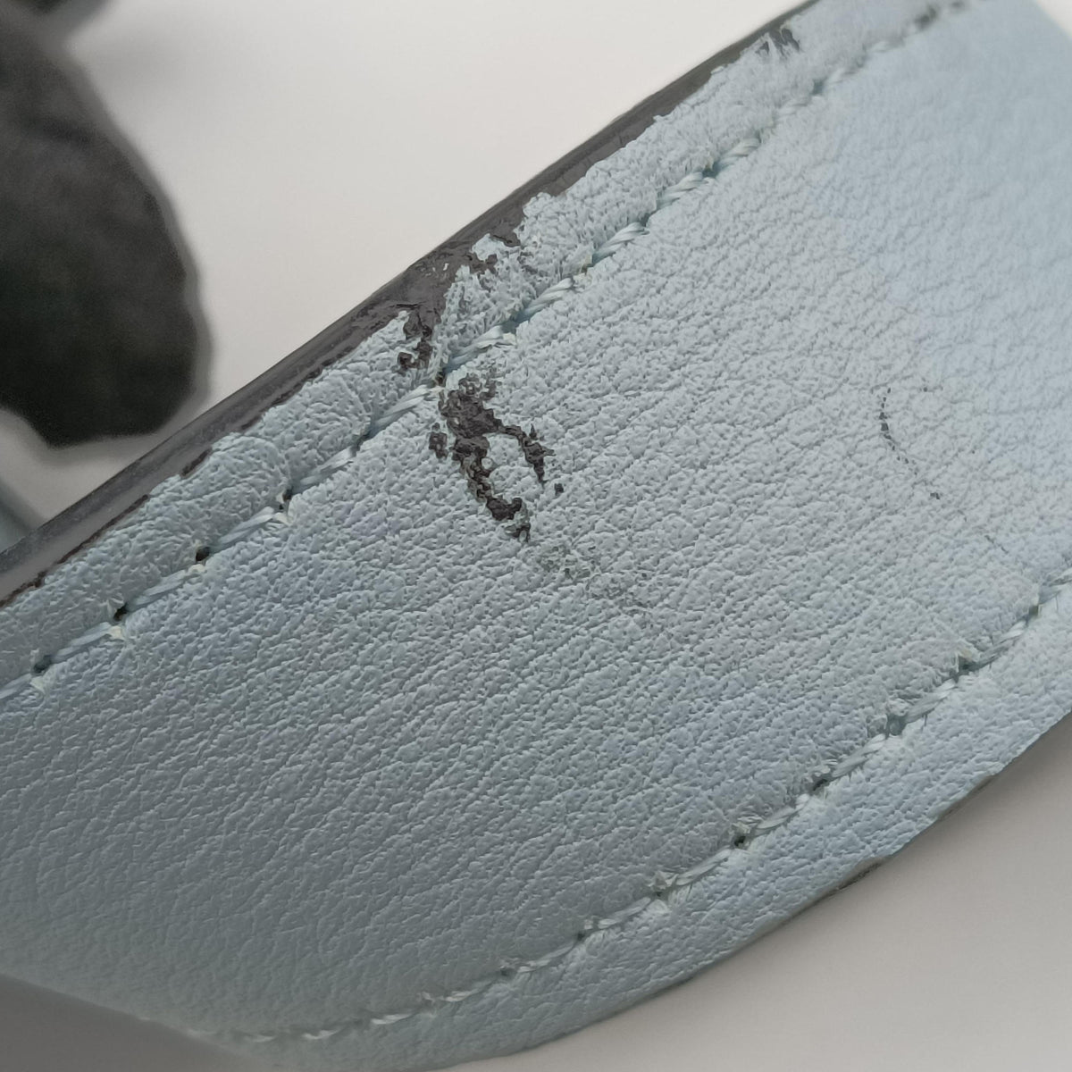 Pre-owned Loewe Hammock Blue Leather  shoulderbag | stylenewstar