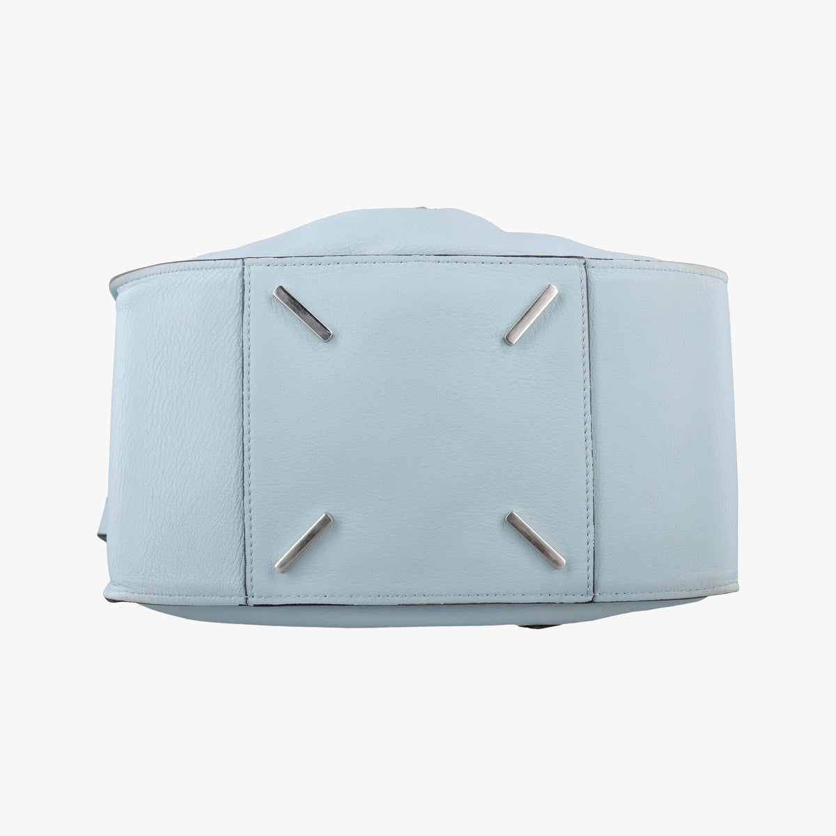 Pre-owned Loewe Hammock Blue Leather  shoulderbag | stylenewstar
