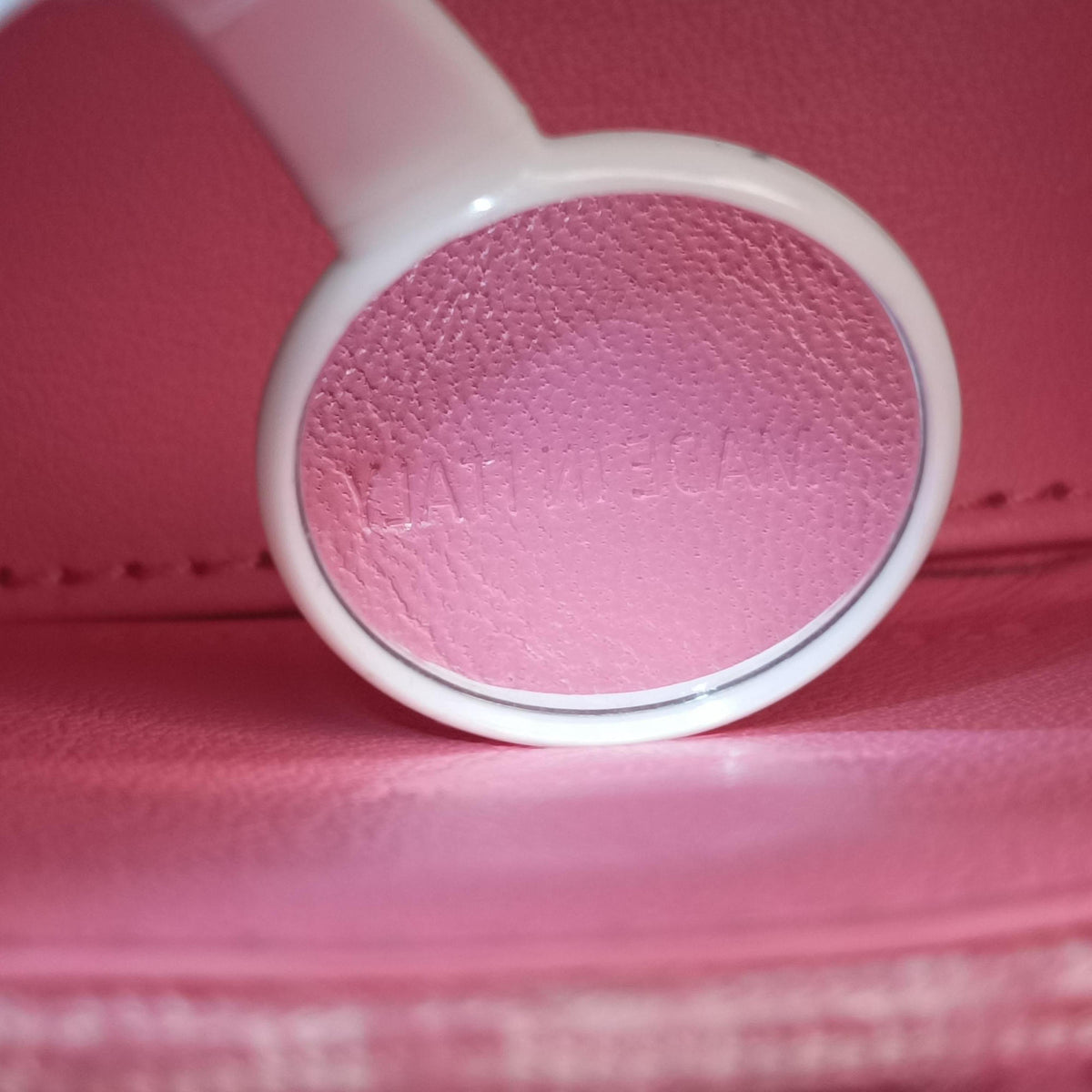 Secondhand Balenciaga Hourglass Pink wool 676384 shoulderbag | stylenewstar