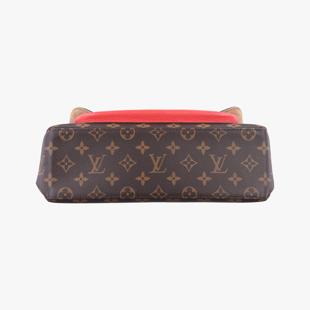 Secondhand Louis Vuitton MARIGNAN Brown × Coquelicot Monogram Canvas×calf leather M44286 shoulderbag | stylenewstar