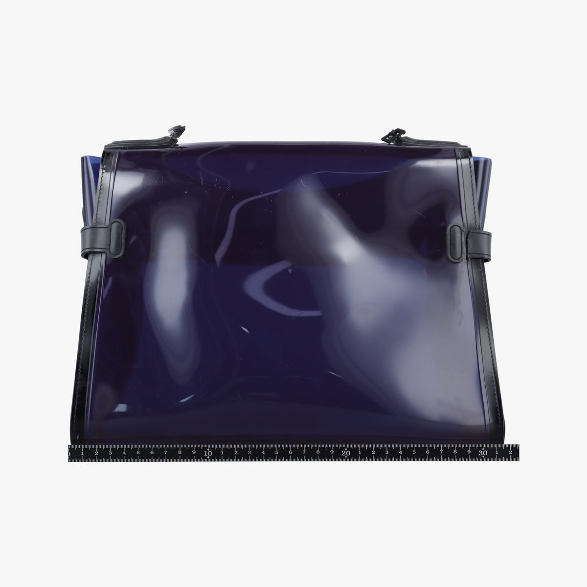 Pre-owned Delvaux Tempete Purple Vinyl  shoulderbag | stylenewstar