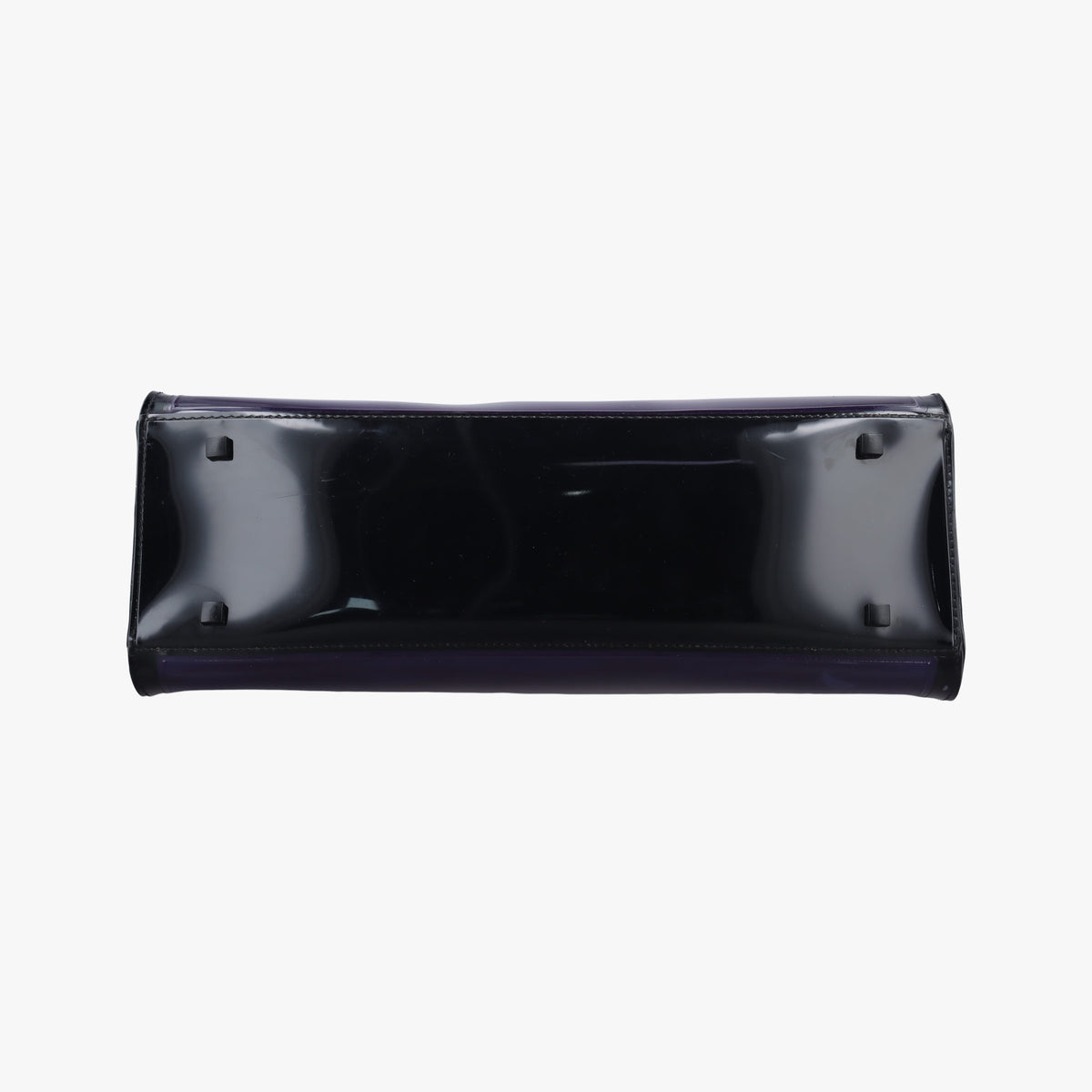 Pre-owned Delvaux Tempete Purple Vinyl  shoulderbag | stylenewstar