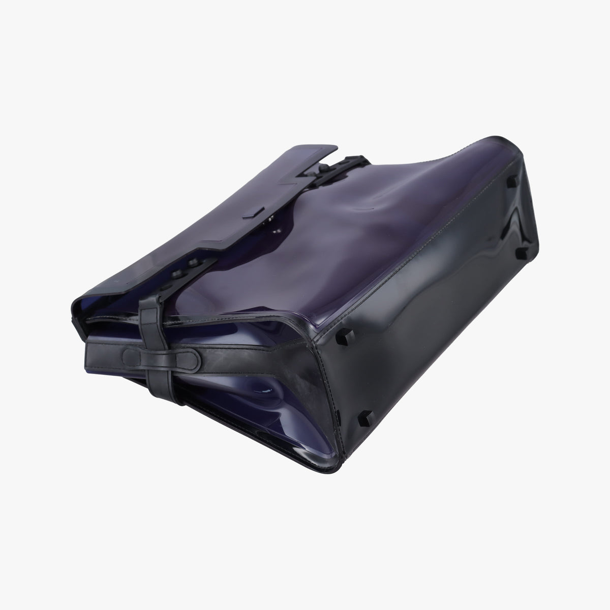Pre-owned Delvaux Tempete Purple Vinyl  shoulderbag | stylenewstar