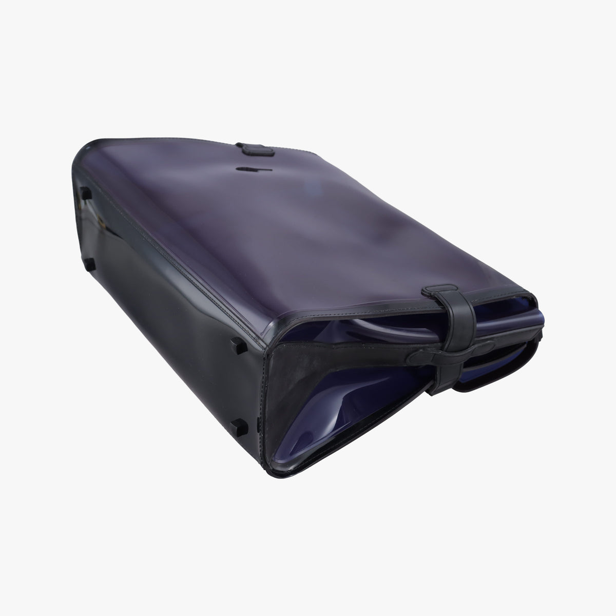 Pre-owned Delvaux Tempete Purple Vinyl  shoulderbag | stylenewstar