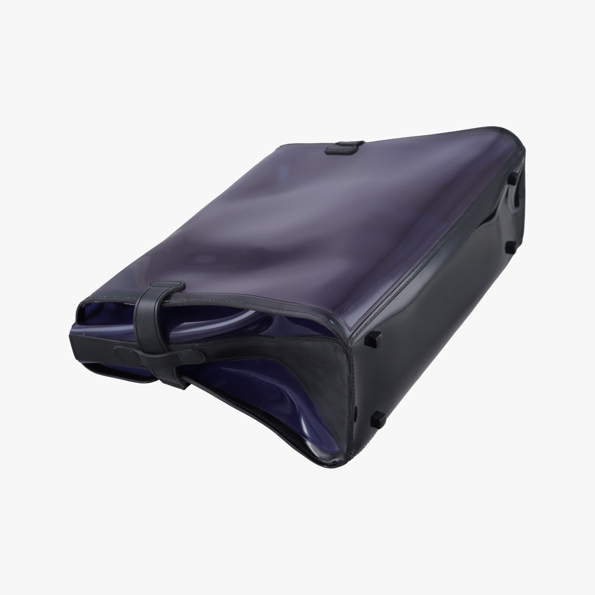 Pre-owned Delvaux Tempete Purple Vinyl  shoulderbag | stylenewstar