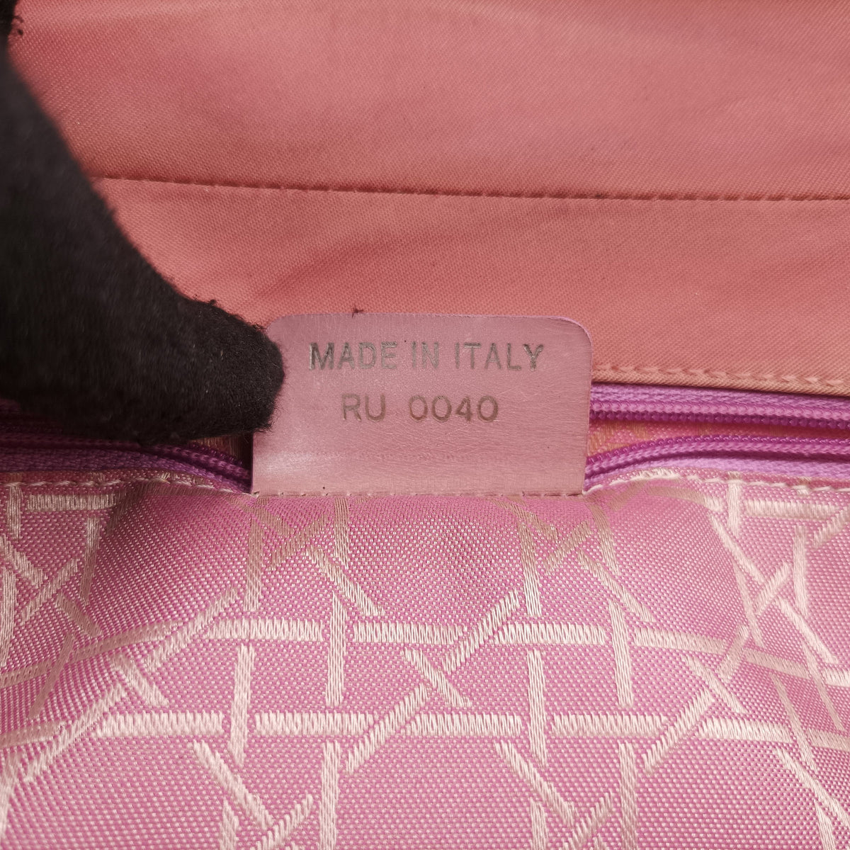 Pre-owned Christian Dior Maris Pearl Pink nylon  shoulderbag | stylenewstar