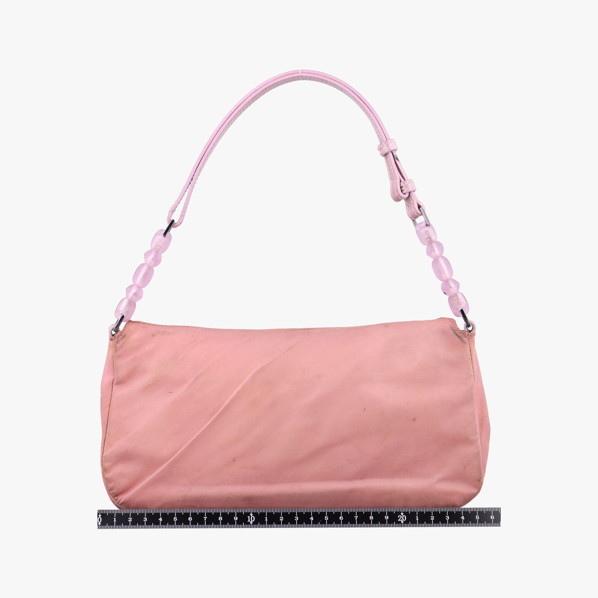Pre-owned Christian Dior Maris Pearl Pink nylon  shoulderbag | stylenewstar