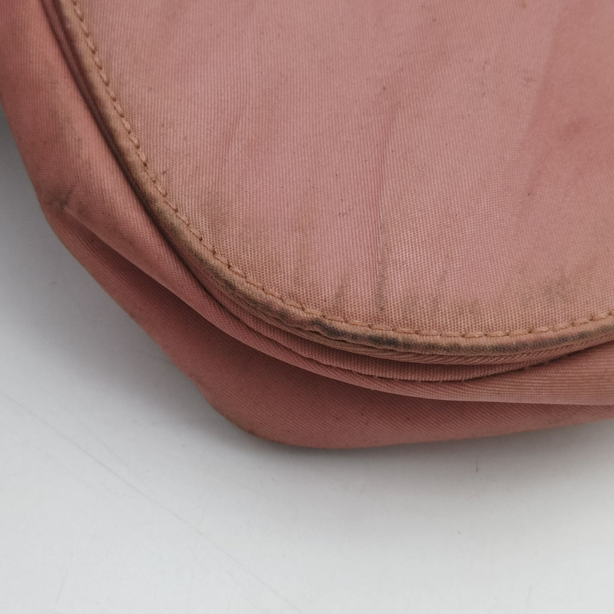 Pre-owned Christian Dior Maris Pearl Pink nylon  shoulderbag | stylenewstar