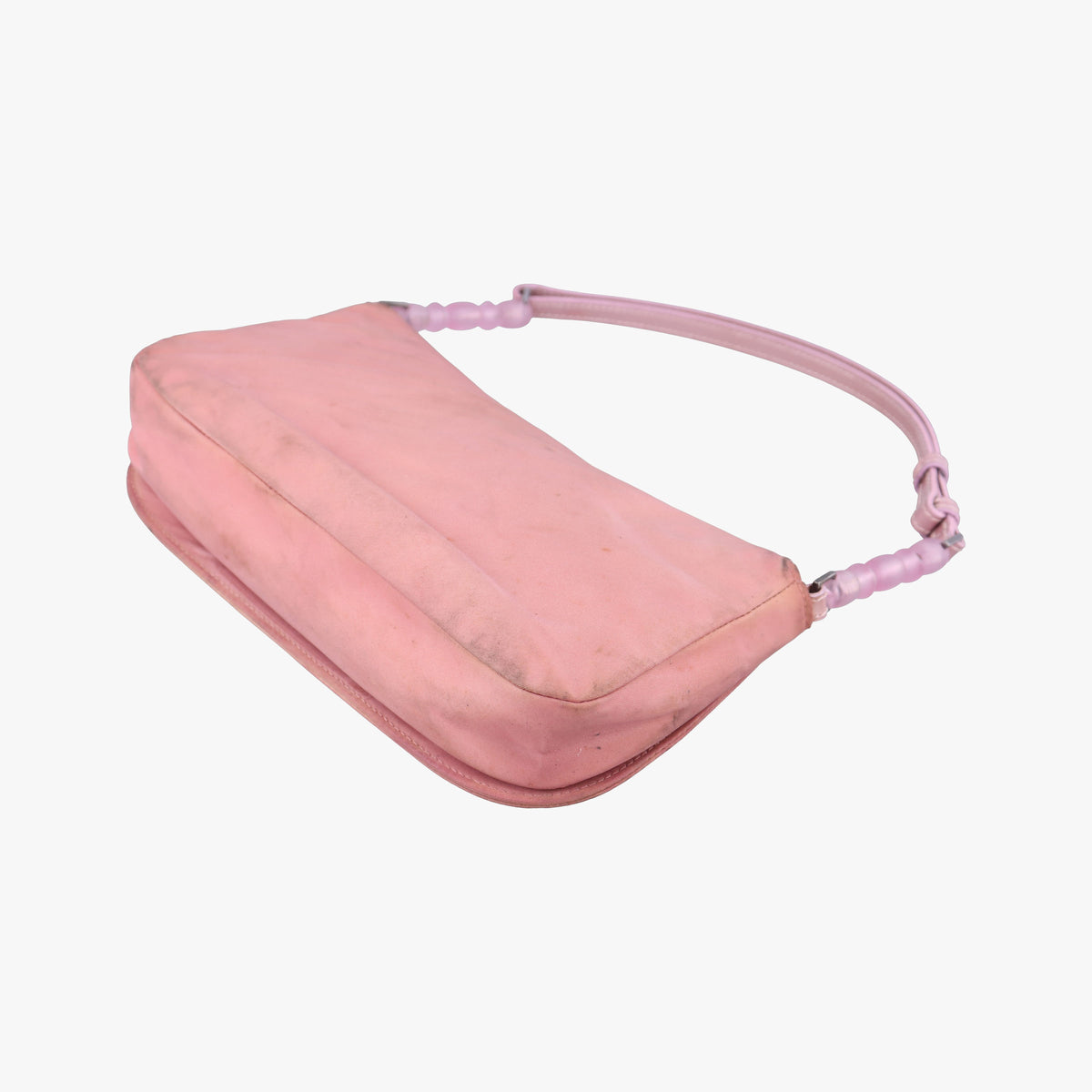 Pre-owned Christian Dior Maris Pearl Pink nylon  shoulderbag | stylenewstar