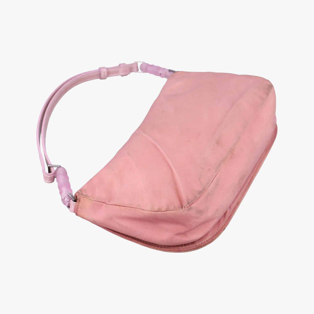 Pre-owned Christian Dior Maris Pearl Pink nylon  shoulderbag | stylenewstar