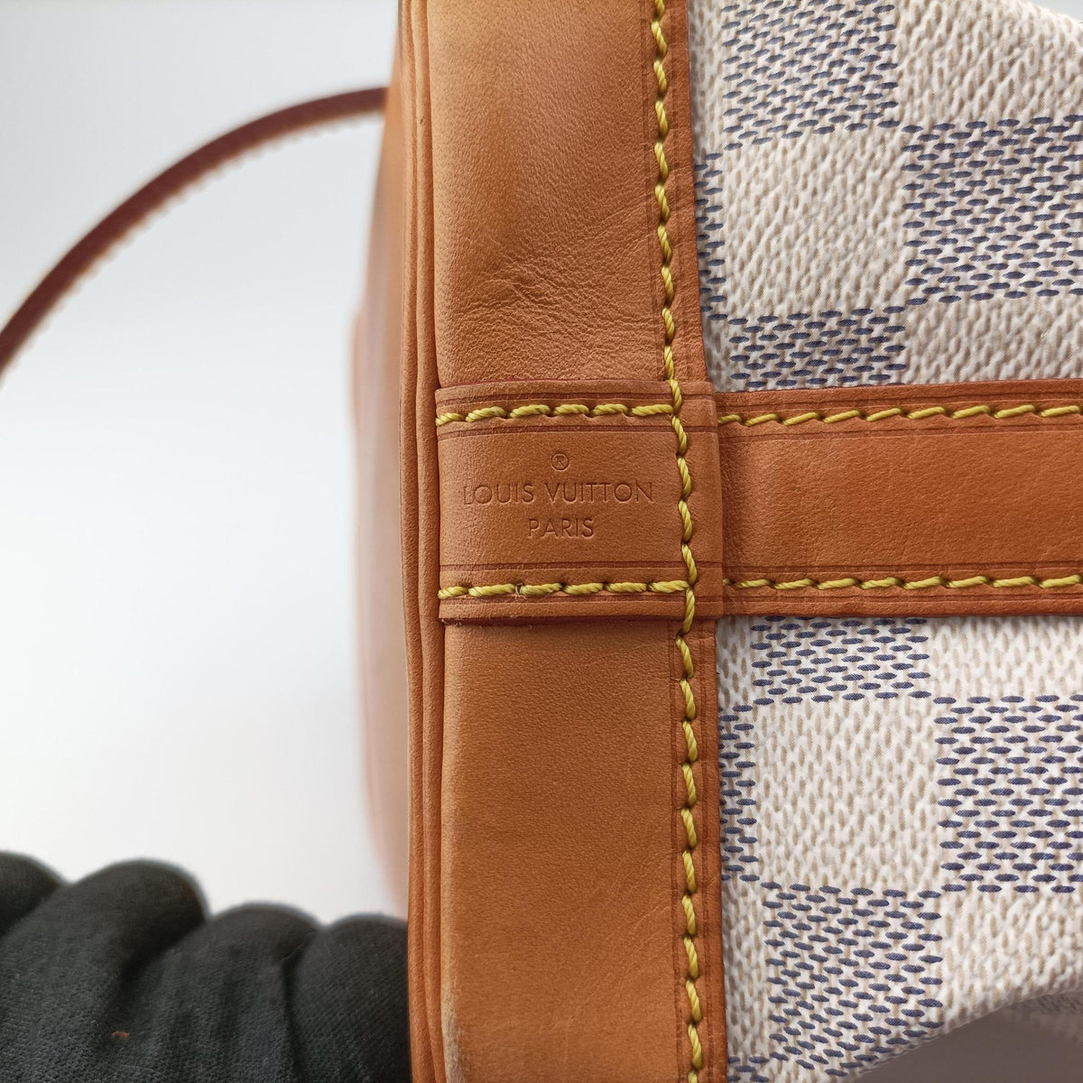 Pre-owned Louis Vuitton NOe BB AZUR Damier Canvas N41220 shoulderbag | stylenewstar
