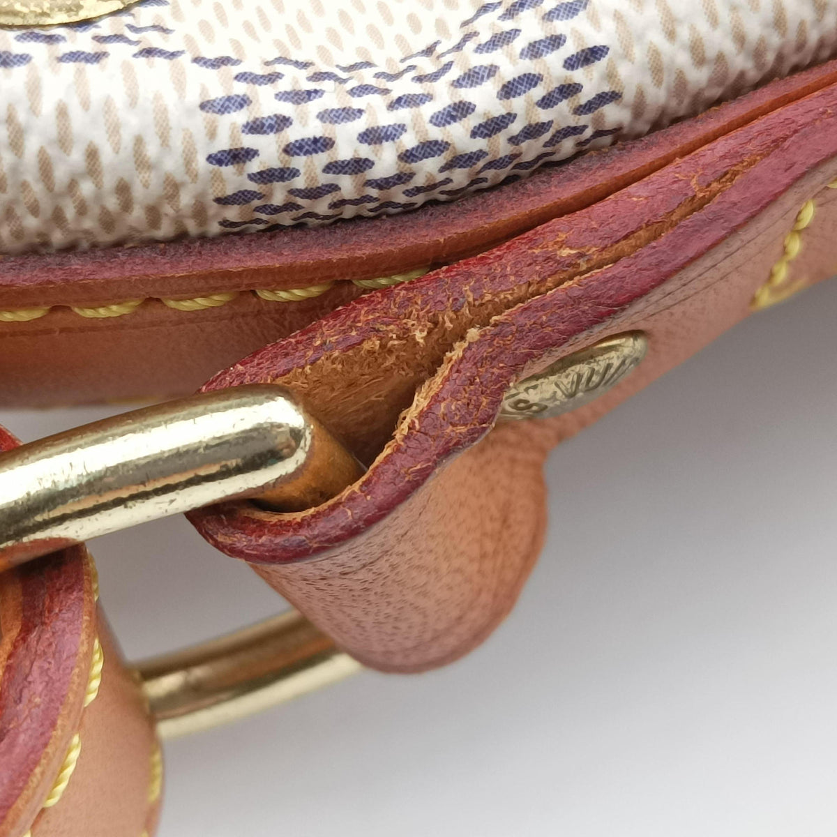 Pre-owned Louis Vuitton NOe BB AZUR Damier Canvas N41220 shoulderbag | stylenewstar