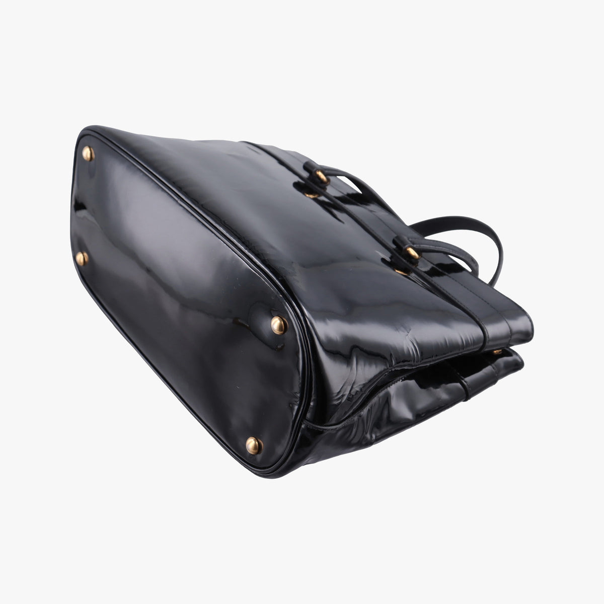 Pre-owned Gucci Bright Bit Black Patent 319795 shoulderbag | stylenewstar