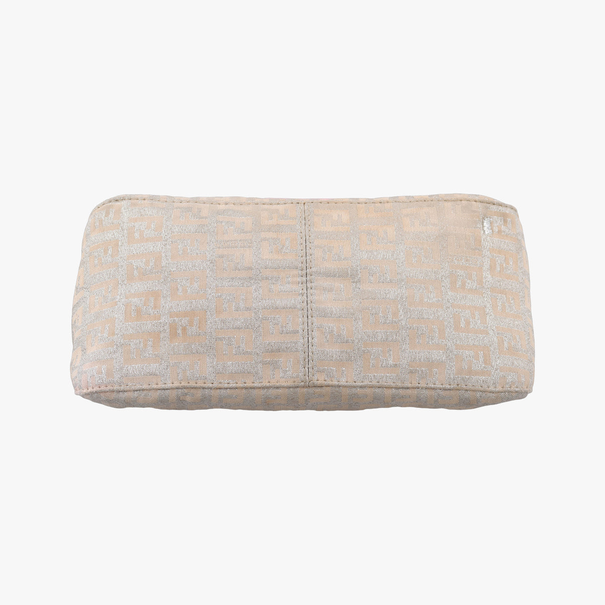 Pre-owned Fendi Baguette Beige canvas 8BR180 shoulderbag | stylenewstar