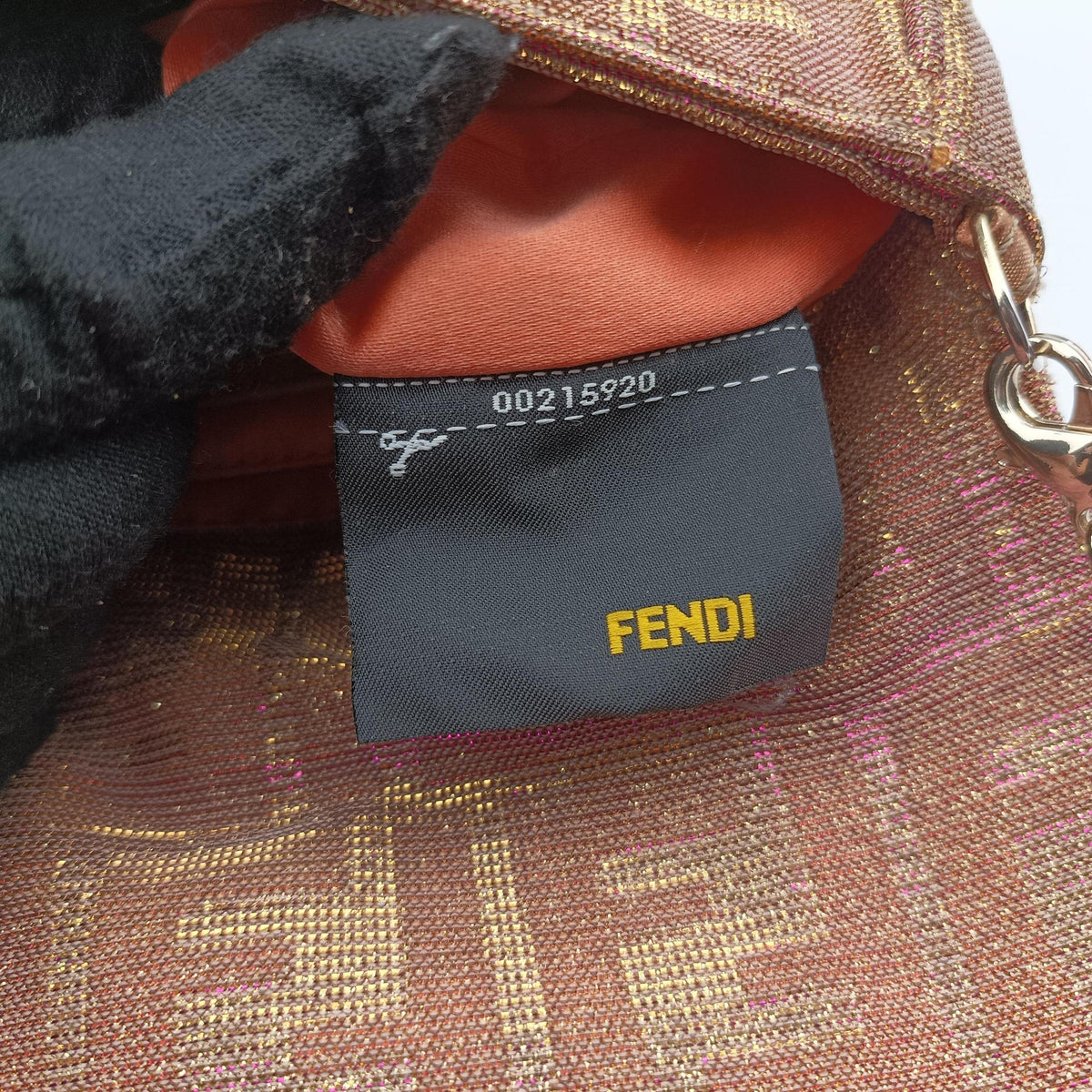 Vintage Fendi Mia Pochette Pink canvas 8BP046 shoulderbag | stylenewstar