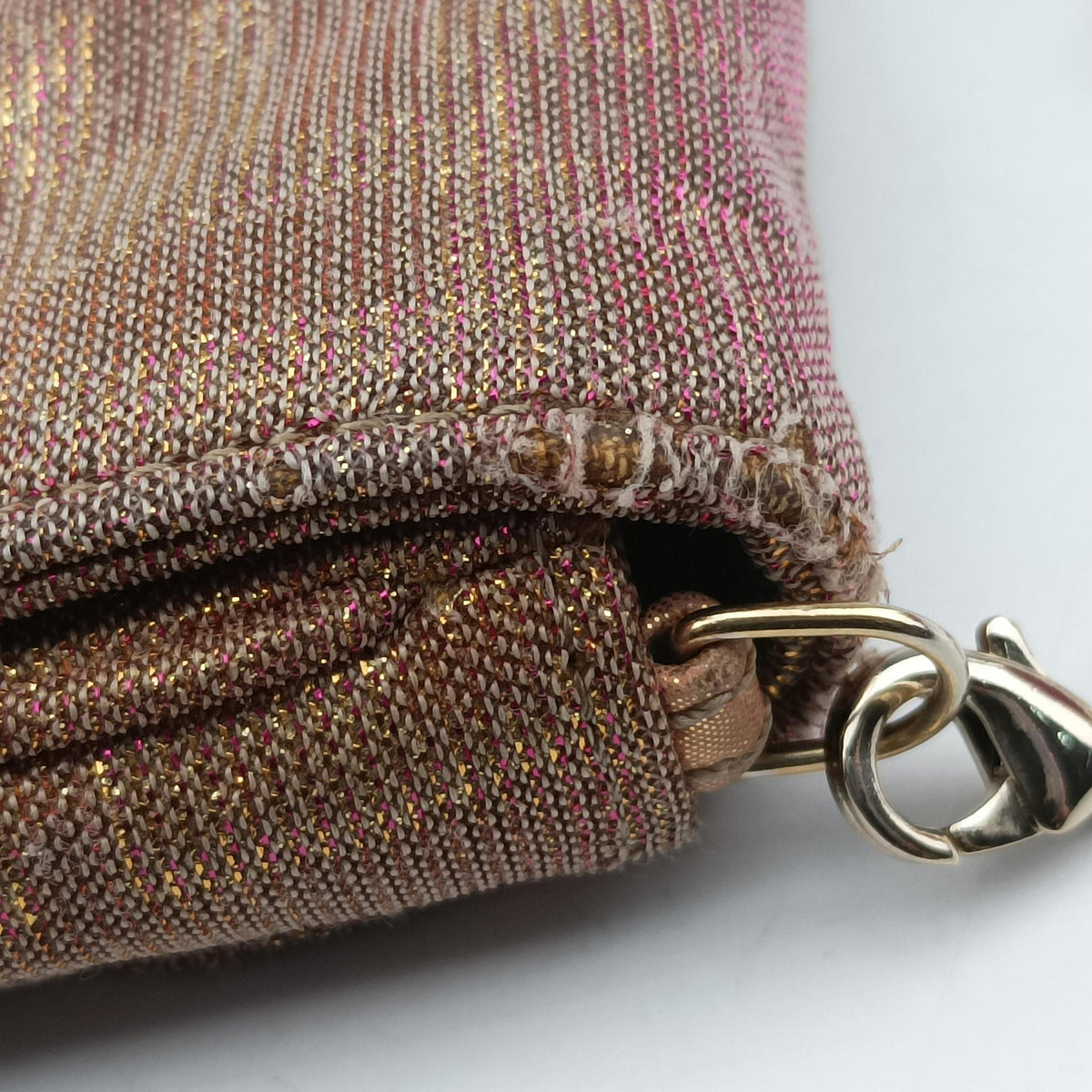 Vintage Fendi Mia Pochette Pink canvas 8BP046 shoulderbag | stylenewstar