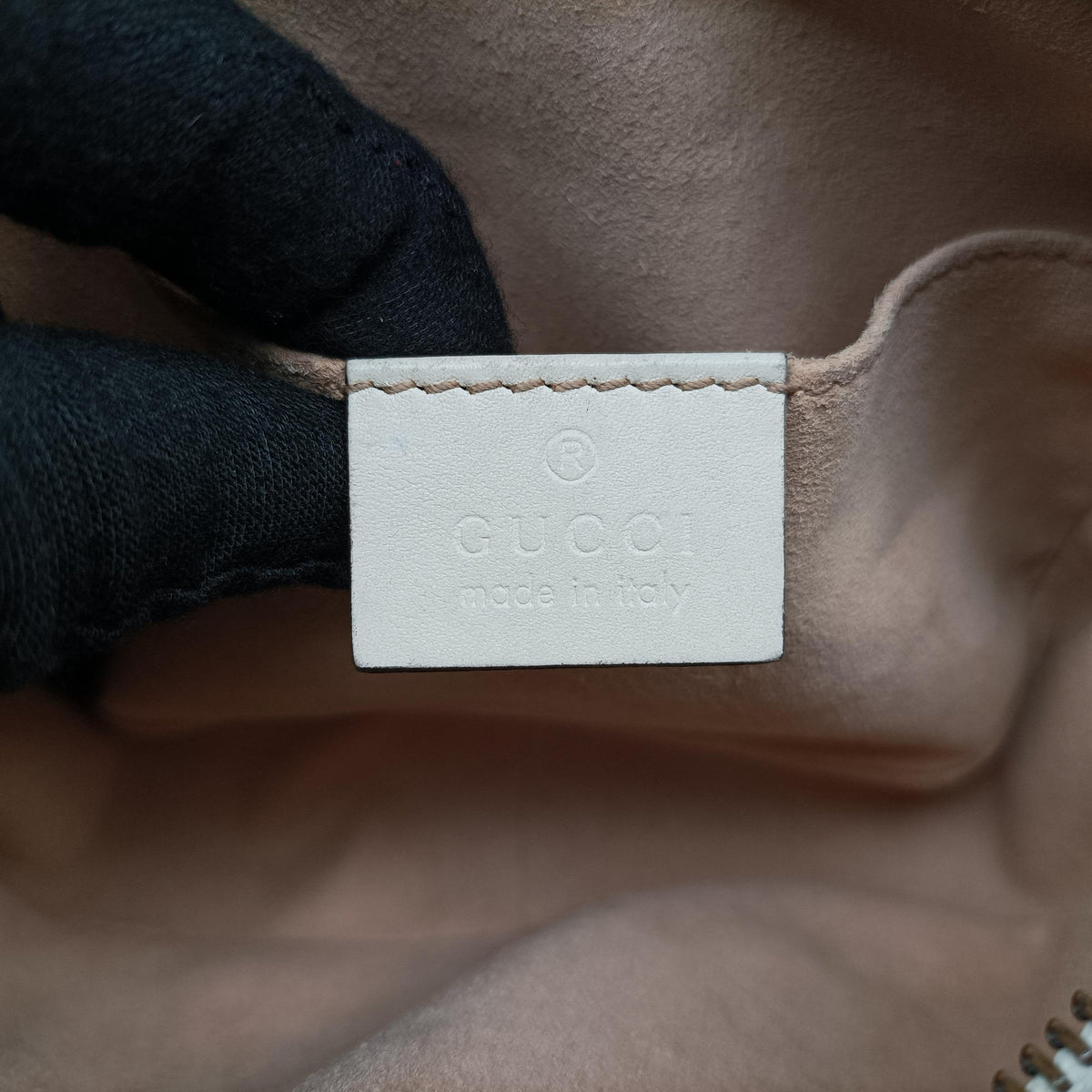 Pre-owned Gucci GG Marmont White Leather 448065 shoulderbag | stylenewstar