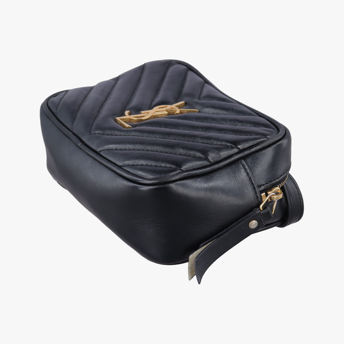 Pre-owned Yves Saint Laurent LOU camera Black Leather 534817 shoulderbag | stylenewstar