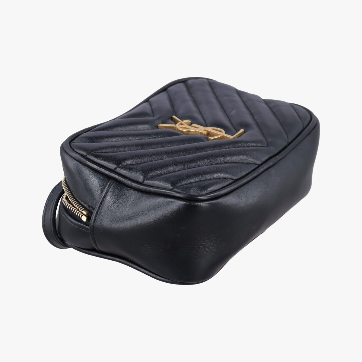Pre-owned Yves Saint Laurent LOU camera Black Leather 534817 shoulderbag | stylenewstar