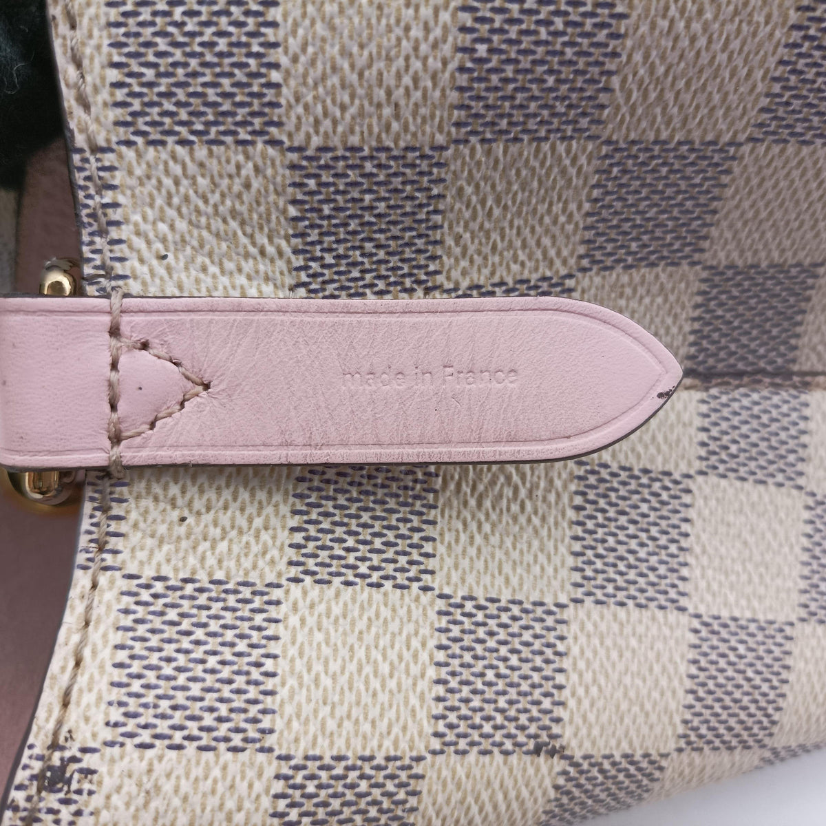 Pre-owned Louis Vuitton NeoNoe AZUR×Pink Damier Canvas N40152 shoulderbag | stylenewstar