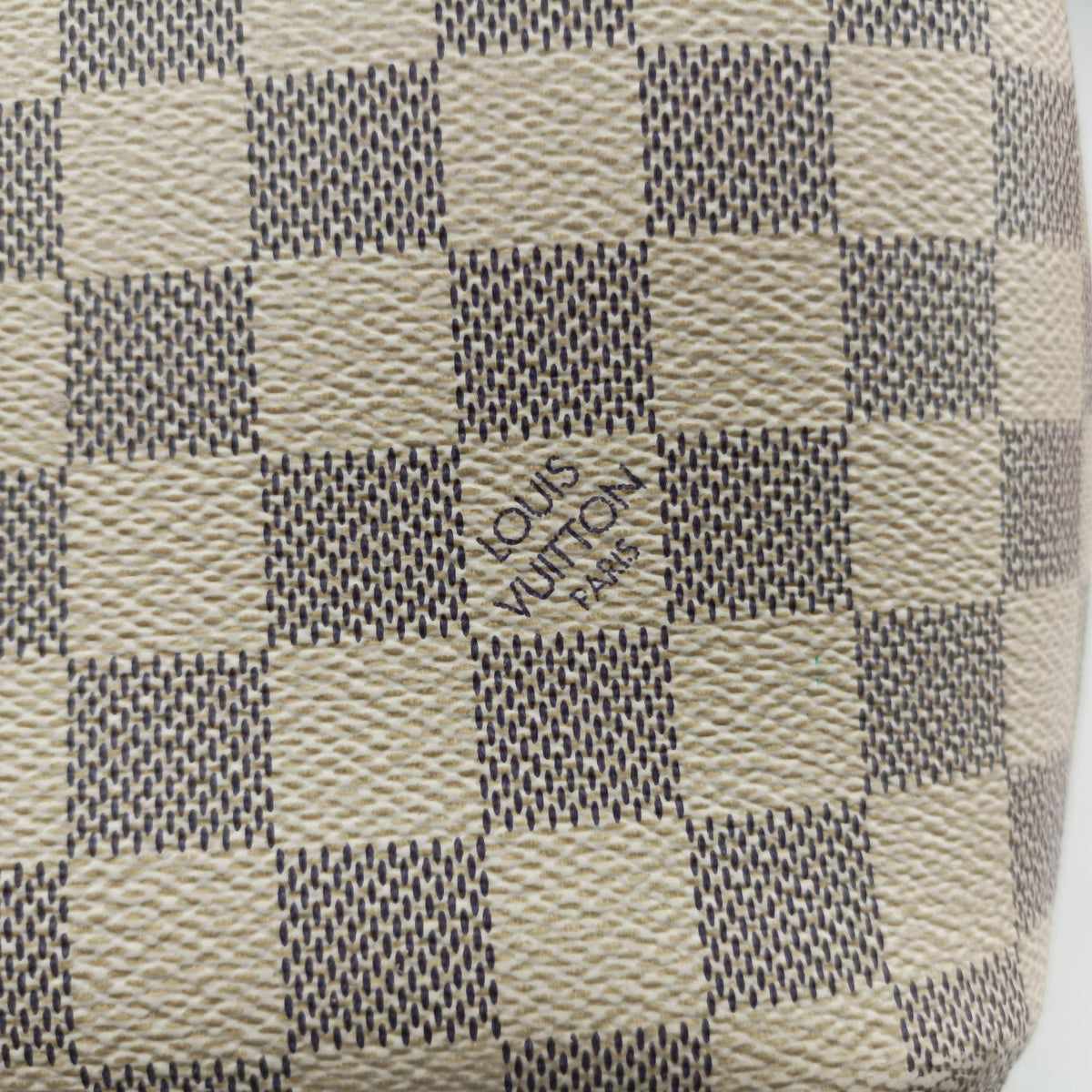 Pre-owned Louis Vuitton NeoNoe AZUR×Pink Damier Canvas N40152 shoulderbag | stylenewstar