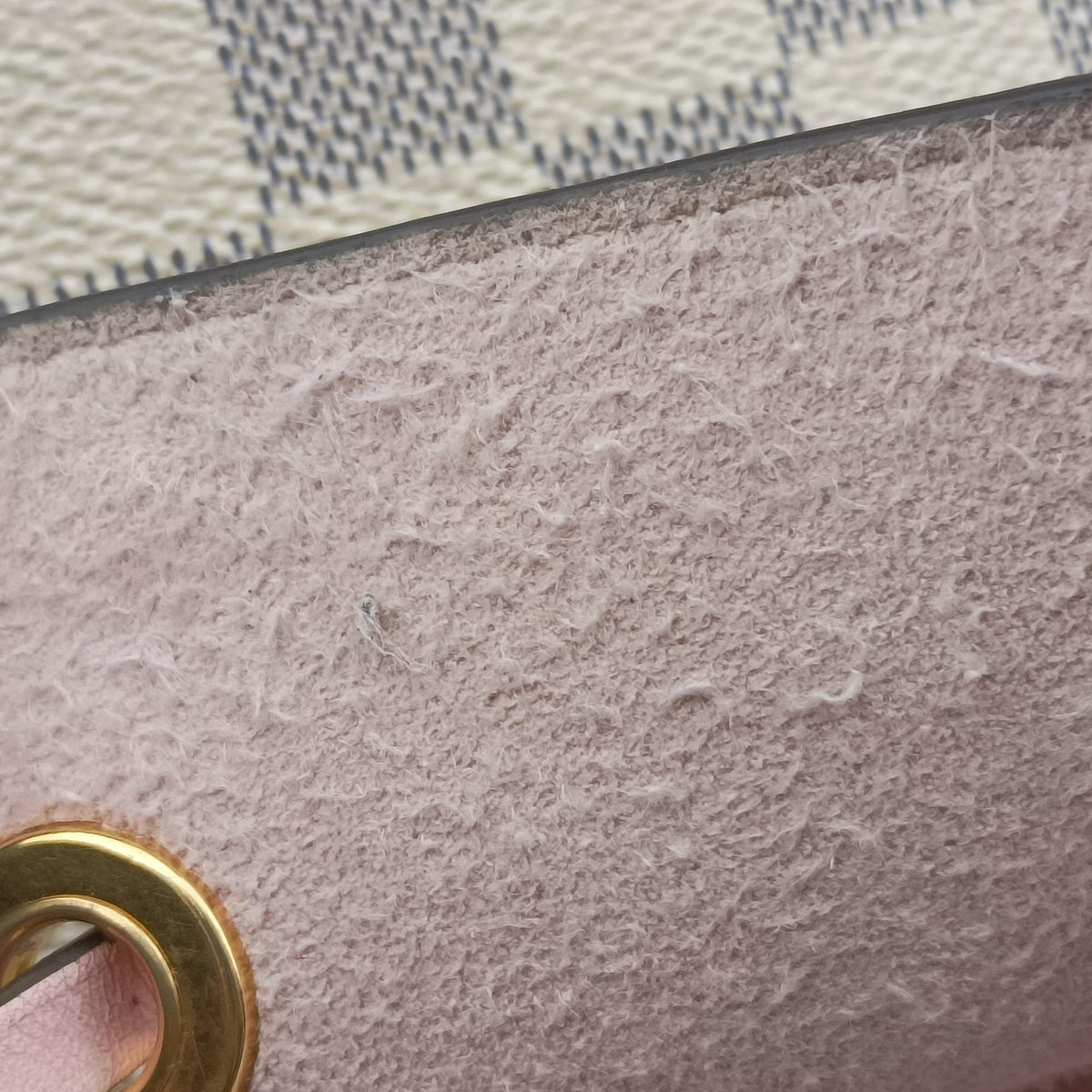 Pre-owned Louis Vuitton NeoNoe AZUR×Pink Damier Canvas N40152 shoulderbag | stylenewstar