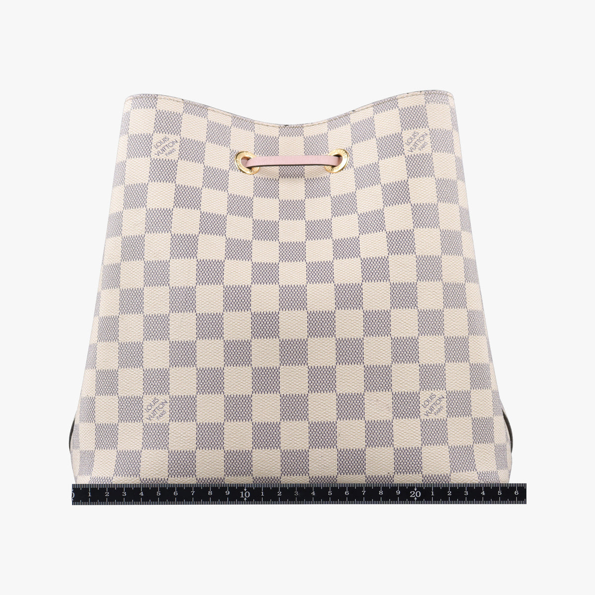 Pre-owned Louis Vuitton NeoNoe AZUR×Pink Damier Canvas N40152 shoulderbag | stylenewstar