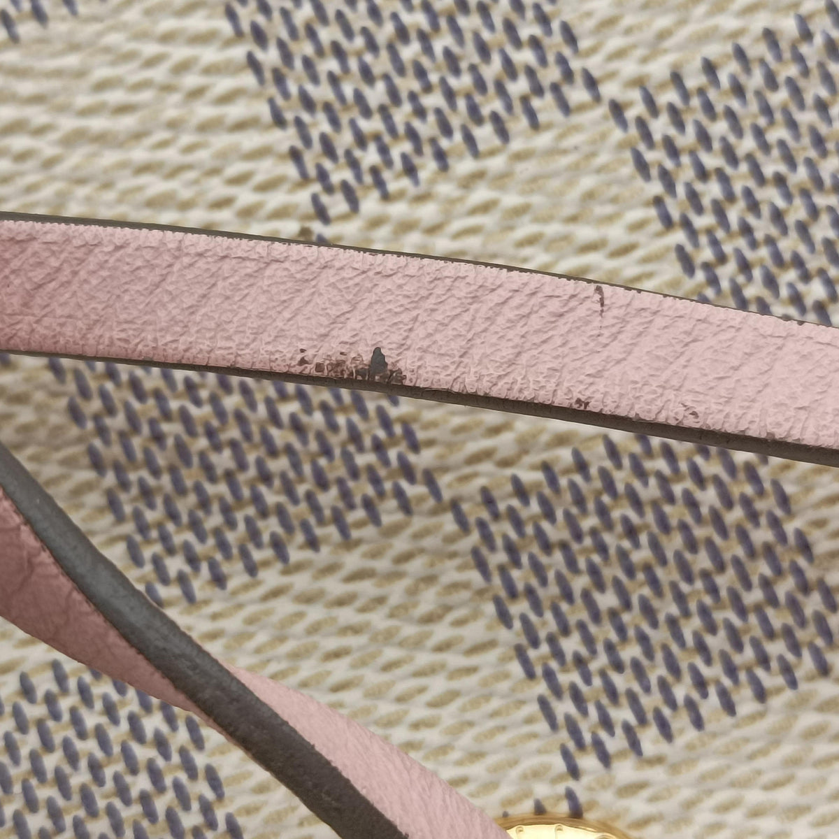 Pre-owned Louis Vuitton NeoNoe AZUR×Pink Damier Canvas N40152 shoulderbag | stylenewstar