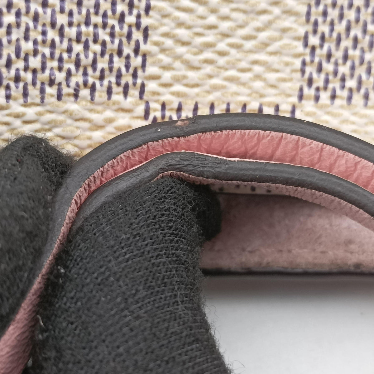 Pre-owned Louis Vuitton NeoNoe AZUR×Pink Damier Canvas N40152 shoulderbag | stylenewstar