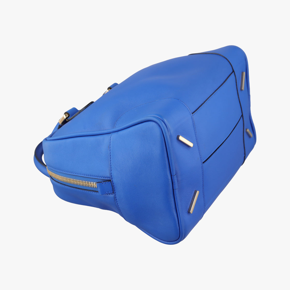 Vintage Loewe Amazona Blue Leather  shoulderbag | stylenewstar
