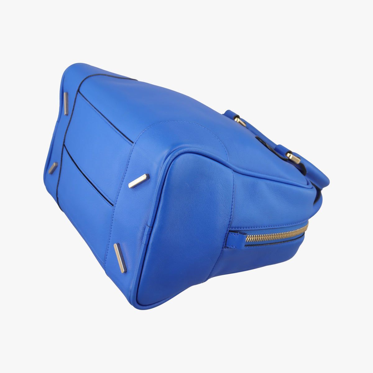 Vintage Loewe Amazona Blue Leather  shoulderbag | stylenewstar