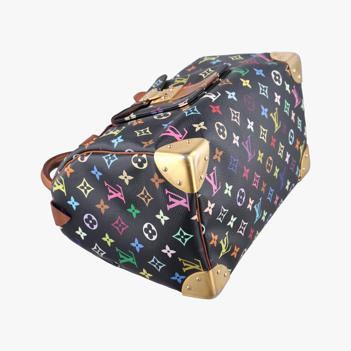 Pre-owned Louis Vuitton SPEEDY 30 noir Monogram Multicolor M92642 handbag | stylenewstar