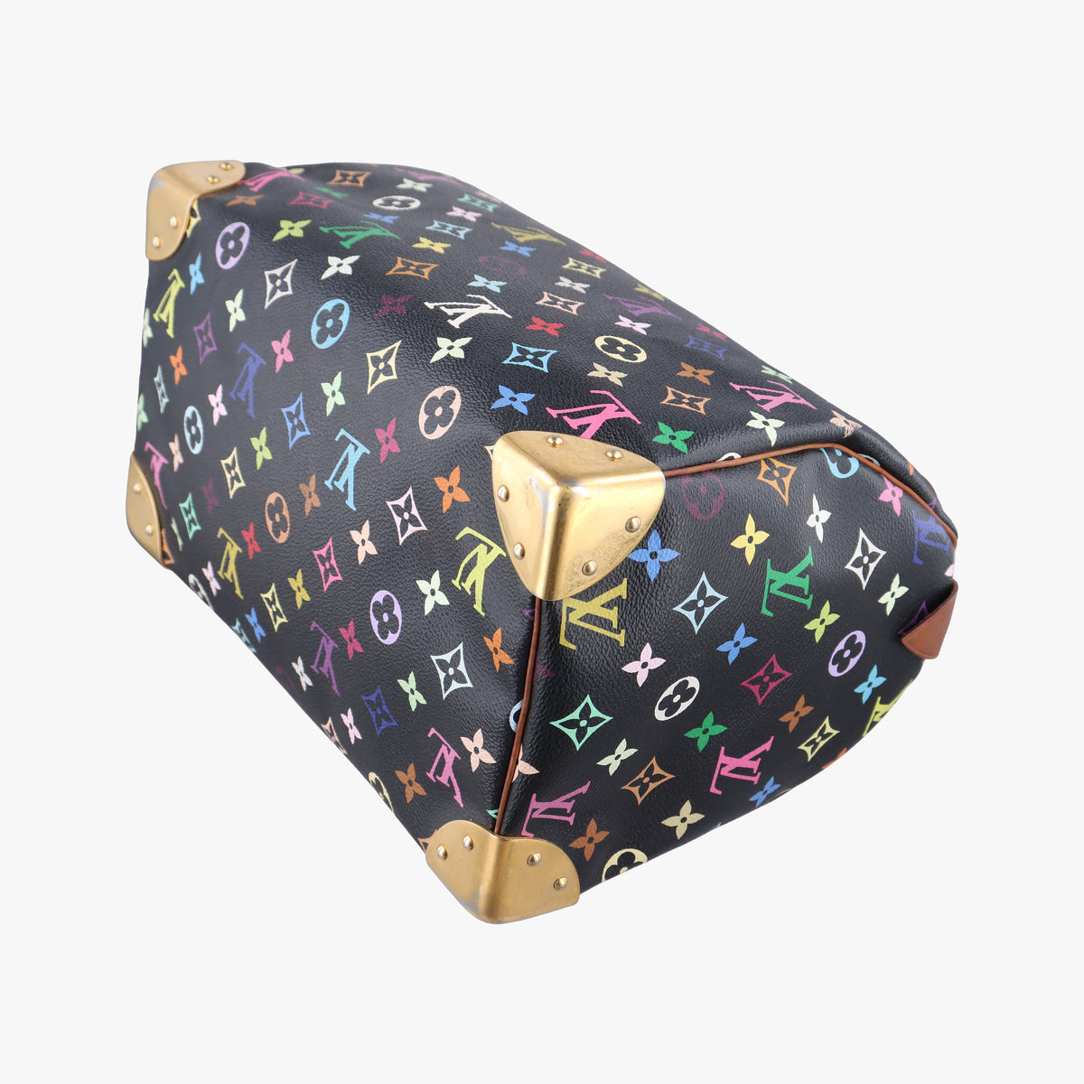 Pre-owned Louis Vuitton SPEEDY 30 noir Monogram Multicolor M92642 handbag | stylenewstar