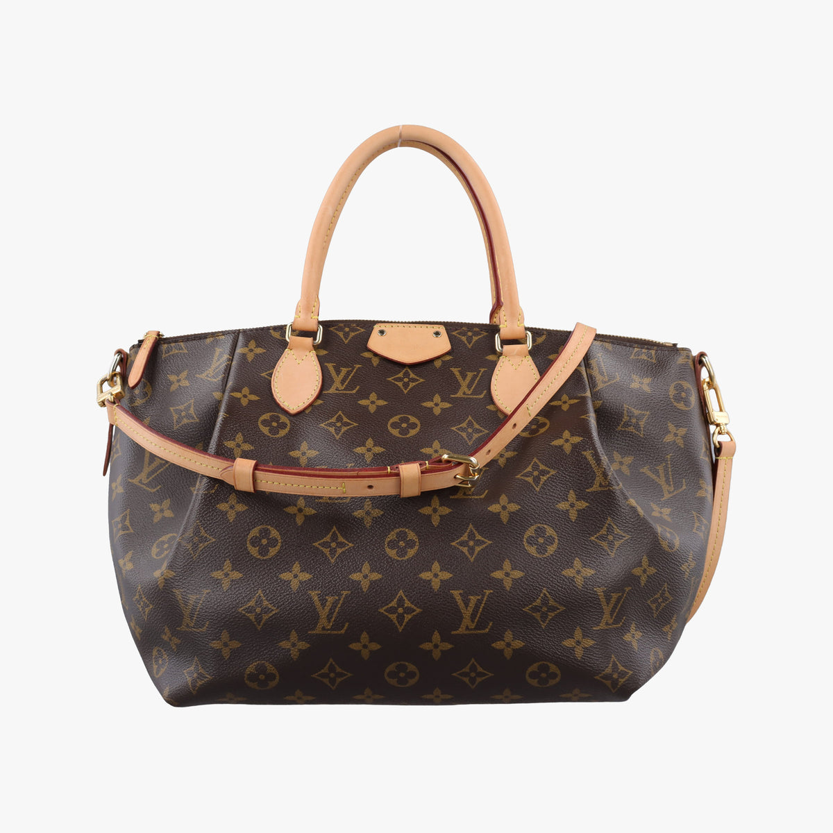 Pre-owned Louis Vuitton TURENNE MM Brown Monogram Canvas M48814 shoulderbag | stylenewstar