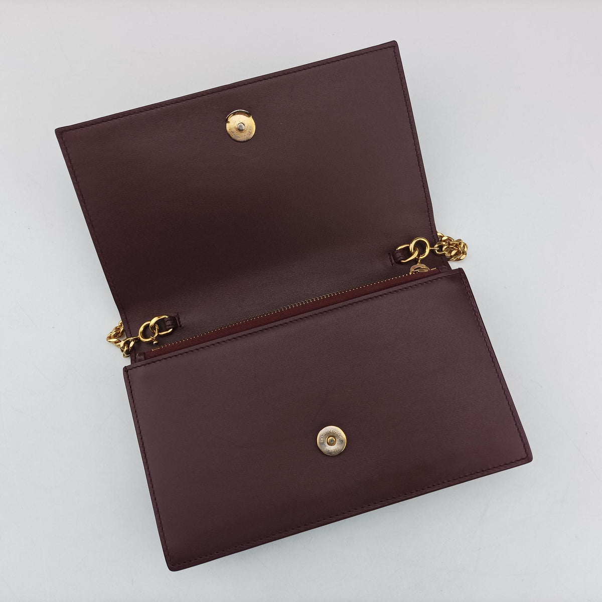 Vintage Yves Saint Laurent KATE Burgundy Leather 452159 shoulderbag | stylenewstar