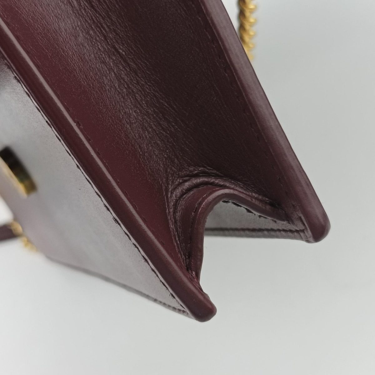 Vintage Yves Saint Laurent KATE Burgundy Leather 452159 shoulderbag | stylenewstar
