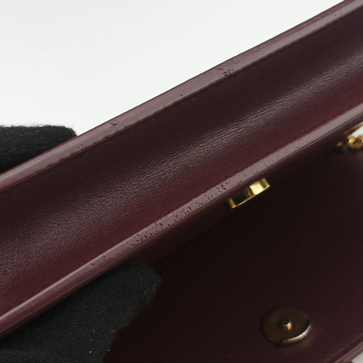 Vintage Yves Saint Laurent KATE Burgundy Leather 452159 shoulderbag | stylenewstar