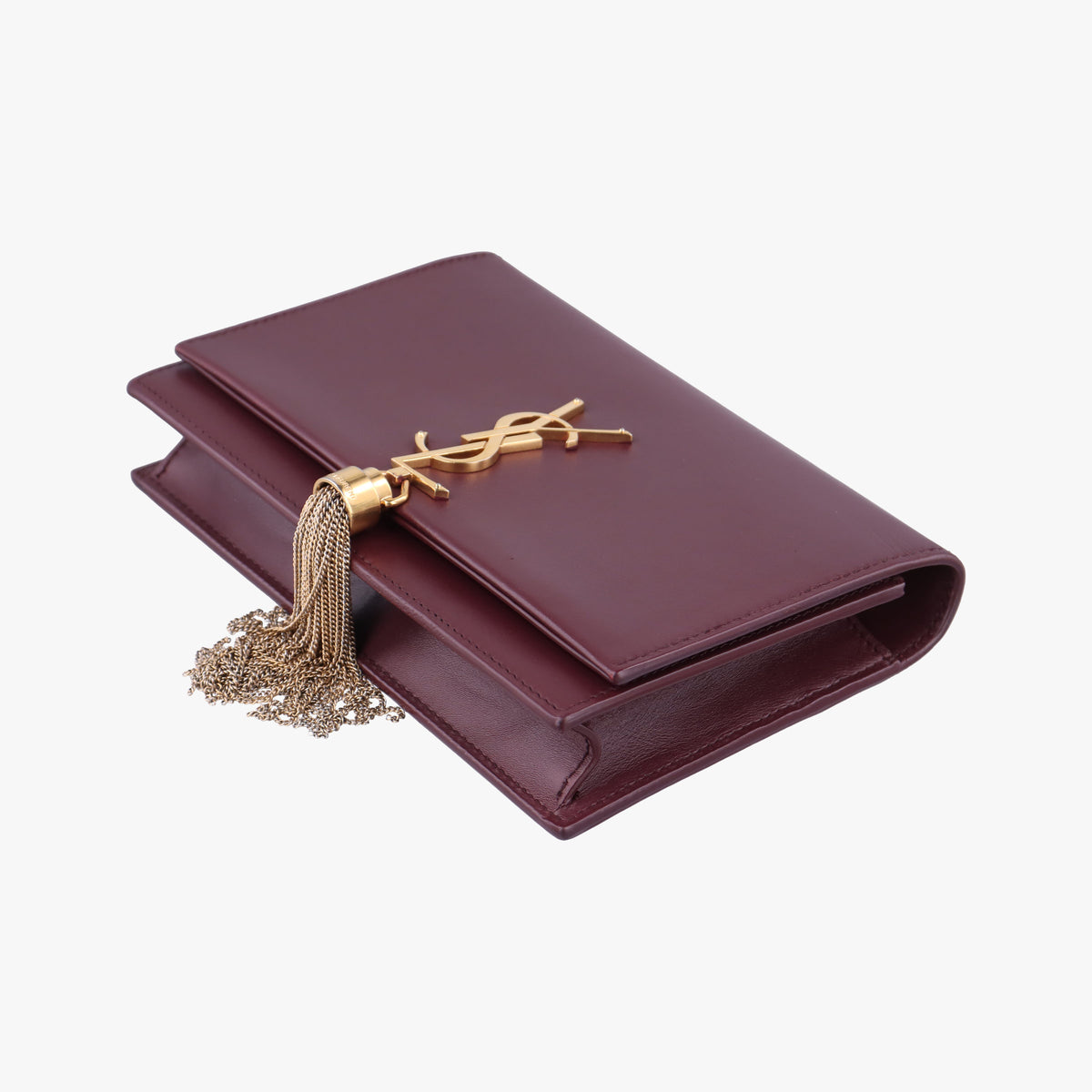 Vintage Yves Saint Laurent KATE Burgundy Leather 452159 shoulderbag | stylenewstar