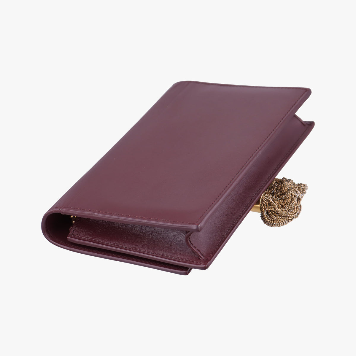 Vintage Yves Saint Laurent KATE Burgundy Leather 452159 shoulderbag | stylenewstar