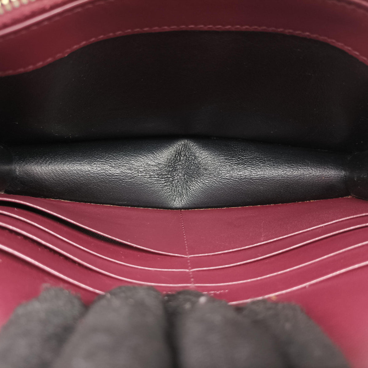 Vintage Yves Saint Laurent KATE Burgundy Leather 452159 shoulderbag | stylenewstar